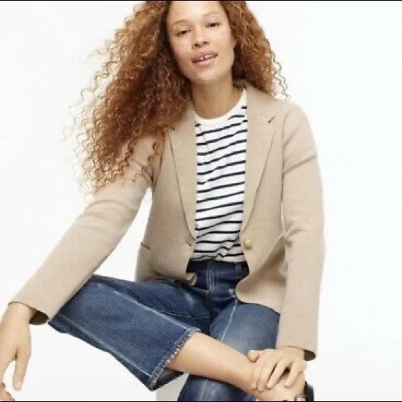 J Crew Camille sweater blazer size XS - Picture 1 of 8